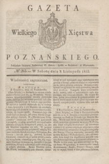 Gazeta Wielkiego Xięstwa Poznańskiego. 1833, № 263 (9 listopada)
