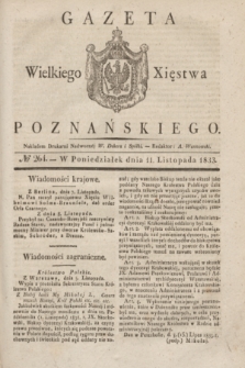 Gazeta Wielkiego Xięstwa Poznańskiego. 1833, № 264 (11 listopada)