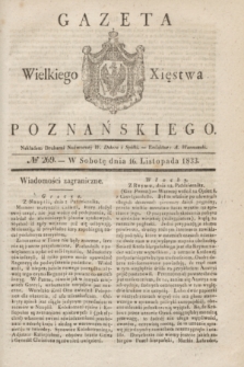 Gazeta Wielkiego Xięstwa Poznańskiego. 1833, № 269 (16 listopada)
