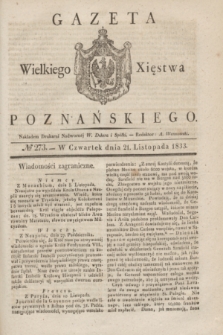 Gazeta Wielkiego Xięstwa Poznańskiego. 1833, № 273 (21 listopada)