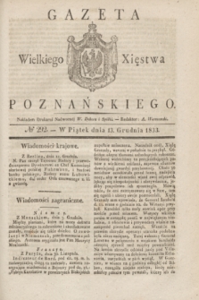 Gazeta Wielkiego Xięstwa Poznańskiego. 1833, № 292 (13 grudnia)