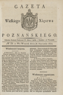 Gazeta Wielkiego Xięstwa Poznańskiego. 1834, № 23 (28 stycznia)