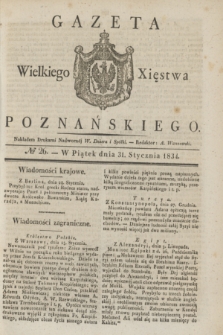 Gazeta Wielkiego Xięstwa Poznańskiego. 1834, № 26 (31 stycznia)