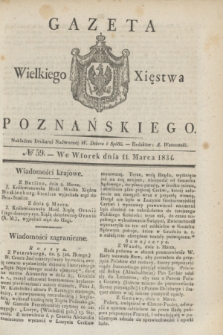 Gazeta Wielkiego Xięstwa Poznańskiego. 1834, № 59 (11 marca)
