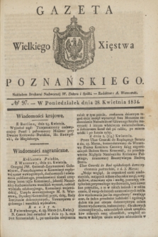 Gazeta Wielkiego Xięstwa Poznańskiego. 1834, № 97 (28 kwietnia)