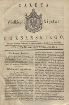 Gazeta Wielkiego Xięstwa Poznańskiego. 1836, № 3 (5 stycznia)