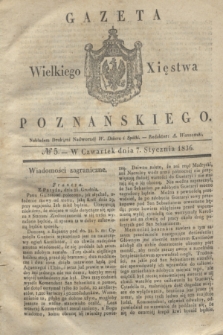 Gazeta Wielkiego Xięstwa Poznańskiego. 1836, № 5 (7 stycznia)