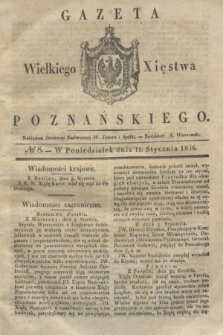 Gazeta Wielkiego Xięstwa Poznańskiego. 1836, № 8 (11 stycznia)