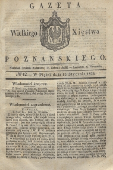 Gazeta Wielkiego Xięstwa Poznańskiego. 1836, № 12 (15 stycznia)