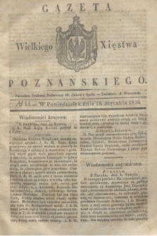 Gazeta Wielkiego Xięstwa Poznańskiego. 1836, № 14 (18 stycznia)