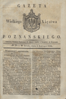 Gazeta Wielkiego Xięstwa Poznańskiego. 1836, № 28 (3 lutego)
