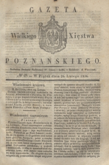 Gazeta Wielkiego Xięstwa Poznańskiego. 1836, № 48 (26 lutego)