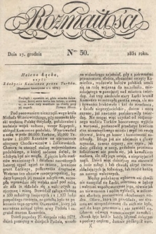 Rozmaitości : pismo dodatkowe do Gazety Lwowskiej. 1831, nr 50