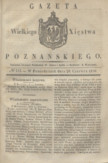 Gazeta Wielkiego Xięstwa Poznańskiego. 1836, № 141 (20 czerwca)