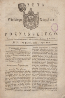 Gazeta Wielkiego Xięstwa Poznańskiego. 1836, № 151 (1 lipca)