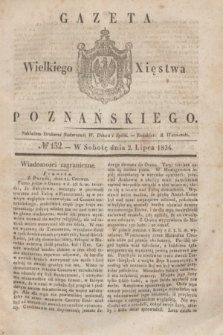Gazeta Wielkiego Xięstwa Poznańskiego. 1836, № 152 (2 lipca)