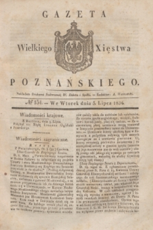 Gazeta Wielkiego Xięstwa Poznańskiego. 1836, № 154 (5 lipca)
