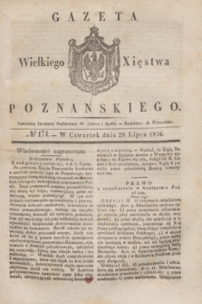 Gazeta Wielkiego Xięstwa Poznańskiego. 1836, № 174 (28 lipca)