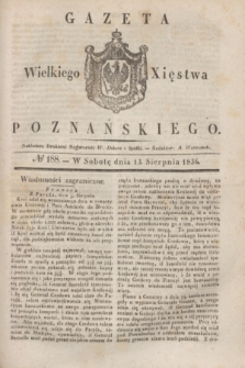 Gazeta Wielkiego Xięstwa Poznańskiego. 1836, № 188 (13 sierpnia)