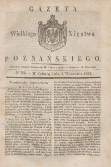 Gazeta Wielkiego Xięstwa Poznańskiego. 1836, № 206 (3 września)