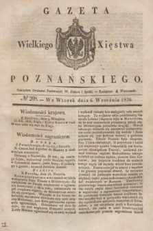 Gazeta Wielkiego Xięstwa Poznańskiego. 1836, № 208 (6 września)