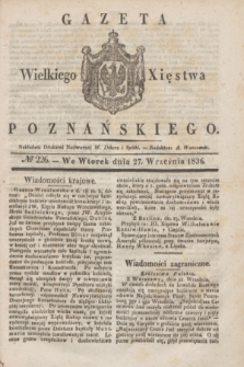 Gazeta Wielkiego Xięstwa Poznańskiego. 1836, № 226 (27 września)