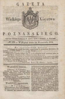 Gazeta Wielkiego Xięstwa Poznańskiego. 1836, № 229 (30 września)