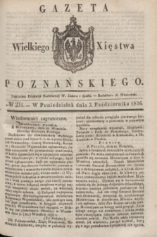 Gazeta Wielkiego Xięstwa Poznańskiego. 1836, № 231 (3 października)