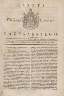 Gazeta Wielkiego Xięstwa Poznańskiego. 1836, № 236 (8 października)