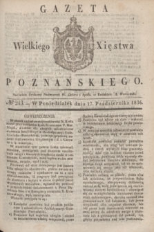 Gazeta Wielkiego Xięstwa Poznańskiego. 1836, № 243 (17 października)