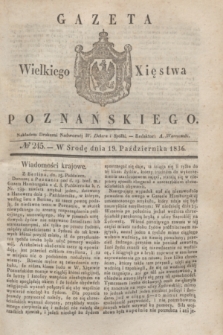 Gazeta Wielkiego Xięstwa Poznańskiego. 1836, № 245 (19 października)