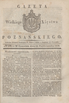 Gazeta Wielkiego Xięstwa Poznańskiego. 1836, № 246 (20 października)