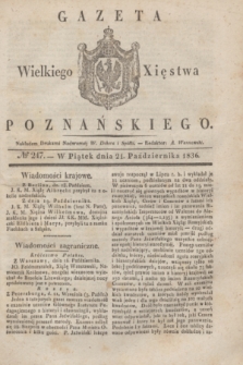 Gazeta Wielkiego Xięstwa Poznańskiego. 1836, № 247 (21 października)