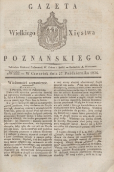 Gazeta Wielkiego Xięstwa Poznańskiego. 1836, № 252 (27 października)