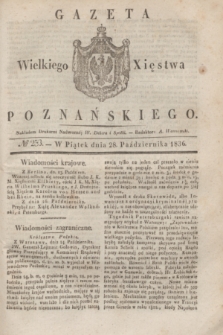 Gazeta Wielkiego Xięstwa Poznańskiego. 1836, № 253 (28 października)