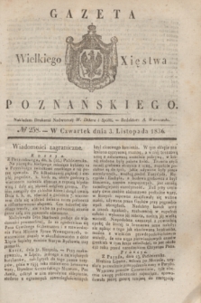 Gazeta Wielkiego Xięstwa Poznańskiego. 1836, № 258 (3 listopada)