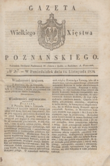 Gazeta Wielkiego Xięstwa Poznańskiego. 1836, № 267 (14 listopada)