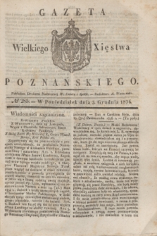 Gazeta Wielkiego Xięstwa Poznańskiego. 1836, № 285 (5 grudnia)