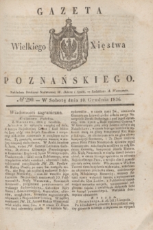 Gazeta Wielkiego Xięstwa Poznańskiego. 1836, № 290 (10 grudnia)