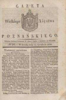 Gazeta Wielkiego Xięstwa Poznańskiego. 1836, № 293 (14 grudnia)