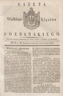 Gazeta Wielkiego Xięstwa Poznańskiego. 1837, № 18 (21 stycznia)
