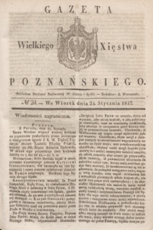 Gazeta Wielkiego Xięstwa Poznańskiego. 1837, № 20 (24 stycznia)