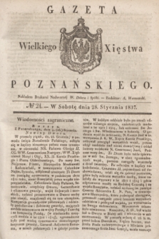 Gazeta Wielkiego Xięstwa Poznańskiego. 1837, № 24 (28 stycznia)