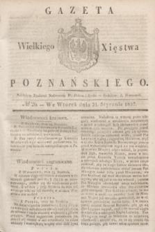 Gazeta Wielkiego Xięstwa Poznańskiego. 1837, № 26 (31 stycznia)