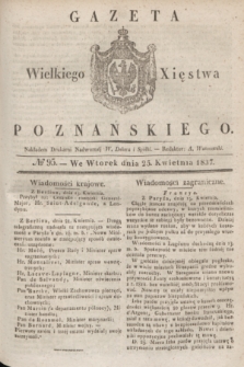 Gazeta Wielkiego Xięstwa Poznańskiego. 1837, № 95 (25 kwietnia)