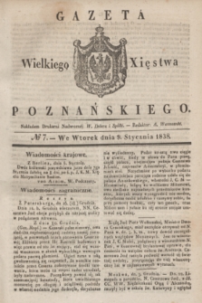 Gazeta Wielkiego Xięstwa Poznańskiego. 1838, № 7 (9 stycznia)