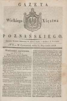 Gazeta Wielkiego Xięstwa Poznańskiego. 1838, № 9 (11 stycznia)