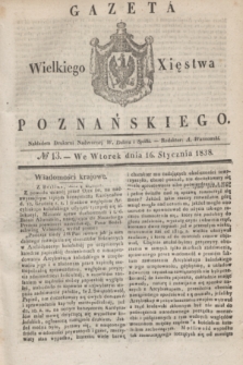 Gazeta Wielkiego Xięstwa Poznańskiego. 1838, № 13 (16 stycznia)