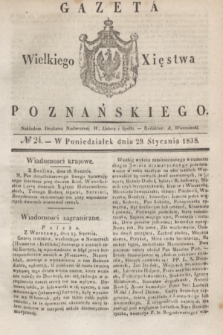Gazeta Wielkiego Xięstwa Poznańskiego. 1838, № 24 (29 stycznia)