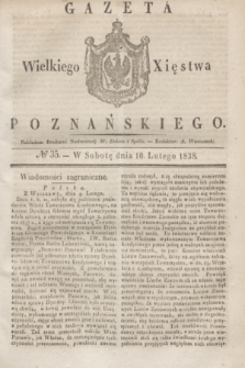 Gazeta Wielkiego Xięstwa Poznańskiego. 1838, № 35 (10 lutego)